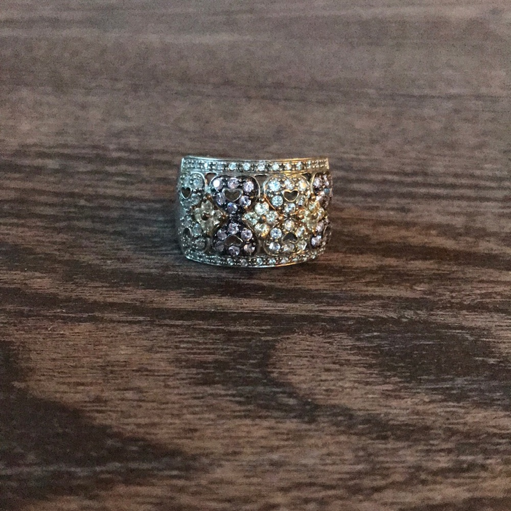 Multi-Stone heart Ring